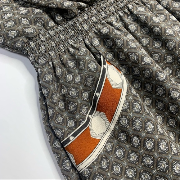 CLUB MONACO 100% SILK PATTERNED LINED DRESS 00 - Picture 5 of 9